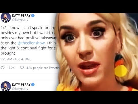 Katy Perry Reacts To Ellen DeGeneres Drama