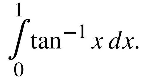 How to Integrate arctan(x) from 0 to 1 | Substitution & Integration by Parts Explained
