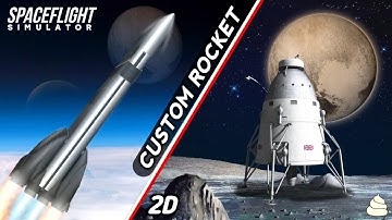 Mission To Pluto Launch & Landing In Spaceflight Simulator