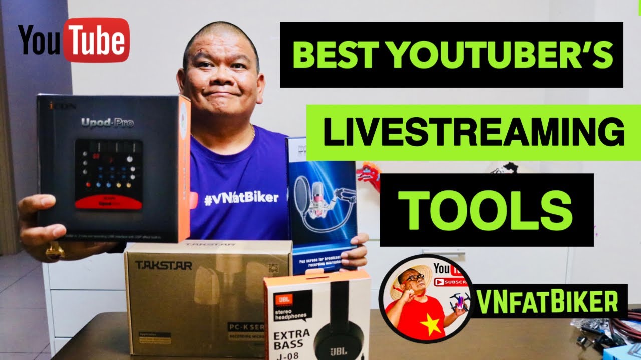 Livestream BEST Tools for YouTubers UNBOXING! YouTube