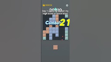 day 1 of trying to beat my high score in block blast#fyp