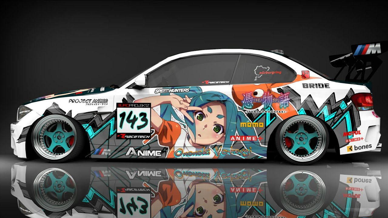 Real Racing 3 Livery Bmw 1 M Coupe Ononoki Yotsugi ツキモノガタリ Youtube
