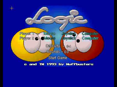 logic title screen for Amiga