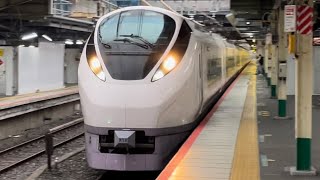 【ジョイント音最高！】E657系ｶﾂK14編成が松戸駅3番線を高速通過するシーン（2022.11.20）