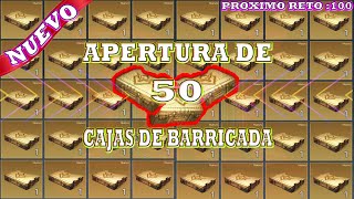 Apertura de 50 Cajas de Barricada ( Termina Mal )| Undawn en Español | HISPANOS