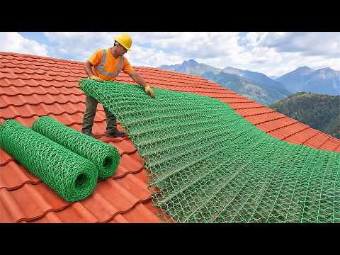 Shocking Invention of 60-Year-Old Plumber! Free Recycling Ideas from Plastic Mesh & Cement