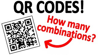 How do square barcodes work? How many combinations are possible?