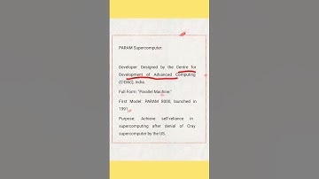 PARAM SUPERCOMPUTER@Knowledge9world #computerknowledge #supercomputers