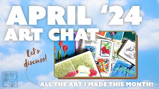 APRIL ART CHAT ✨ All the art I made in April 2024