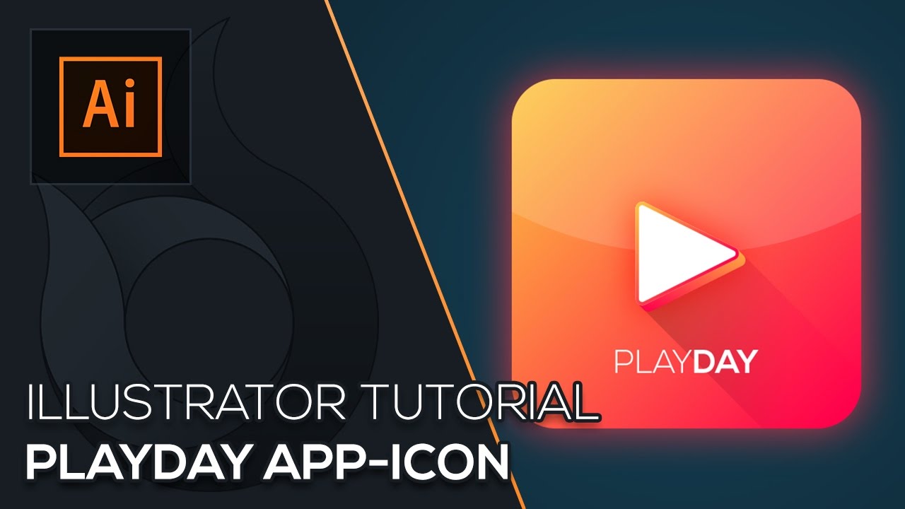 Playday App Icon Erstellen Illustrator Tutorial Wildfire Graphics Youtube