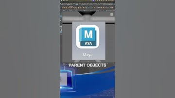 How to Parent Objects in Maya #shorts #Maya #gameshorttutorial
