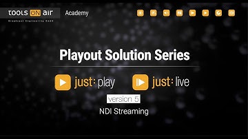 just:play/just:live 5.x - Versatile Playout Solutions for macOS with NDI® I/O Support