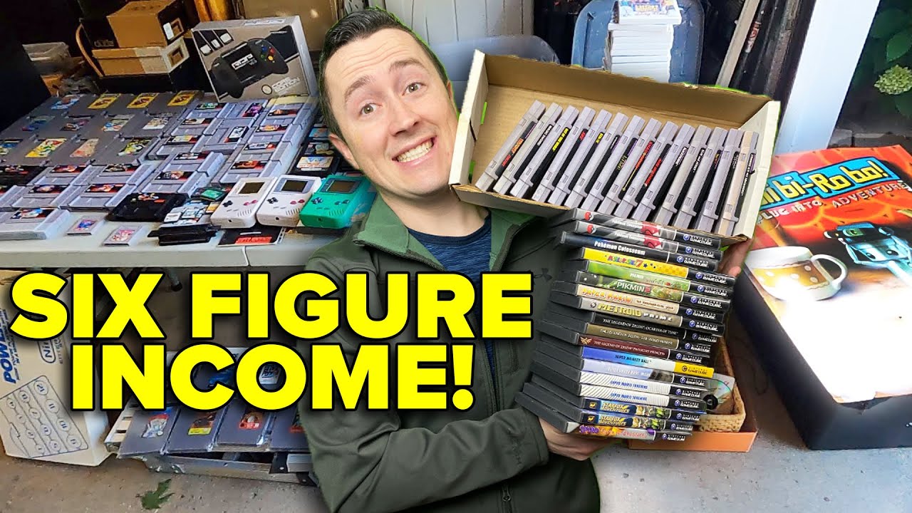I sell retro Video Games to make a full time YouTube