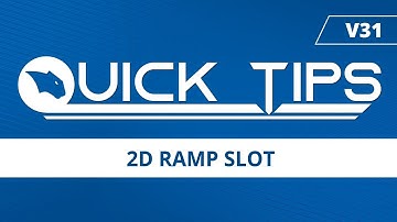 2D Ramp Slot - BobCAD-CAM Quick Tips: V31