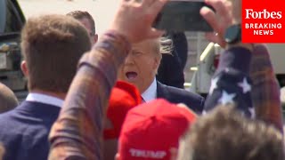 BREAKING NEWS: Trump Greets Crowd Of Supporters In Atlanta, Georgia