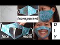 Make fabric face mask with clear window to show your smile with a fit pattern | Mask sewing tutorial