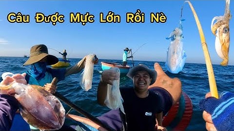 Câu Mực Lá Size Lớn | Ở Điểm Rạng Khơi Xa Cách Bờ 7 Hải Lý | Cảnh 86