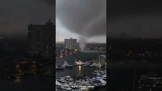 Un tornado tocó tierra en Fort Lauderdale, Florida
