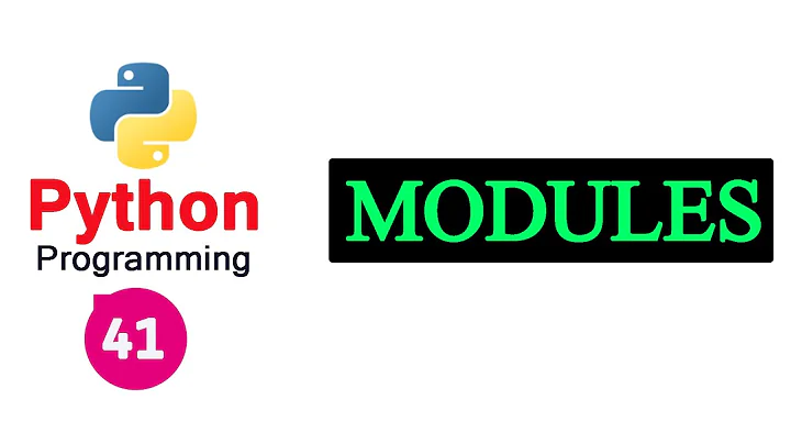Modules in Python Programming | Video Tutorial