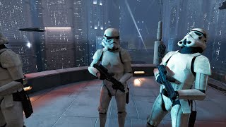 Stormtroopers vs B1 Droids - Star Wars Jedi Survivor NPC Wars 01