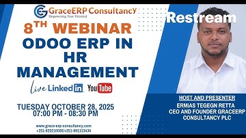 Odoo ERP in HR Management | Amharic Session