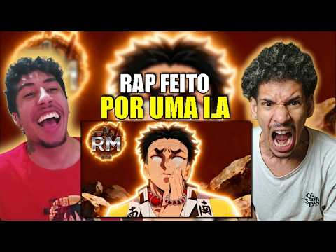 Saitu CORINGOU com o RAP de IA!!! | INQUEBRÁVEL | Gyomei Himejima | RM RAPS | REACT