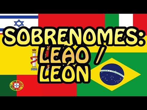 Vídeo: O Significado Do Nome Leon (Leo)