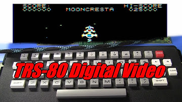 8 Bit CoCo HDMI || Pure Digital Video! || HW emulated artifact colors || Playing Moon Cresta