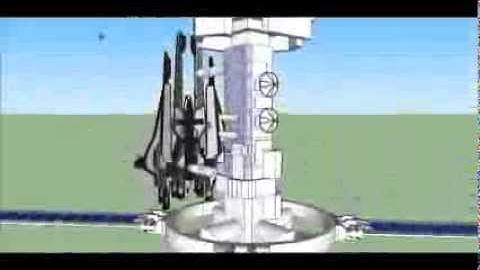 Google Sketchup Space Station Modeling - Energy Emission Transfer Array