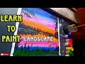 Learn to paint a landscape  tutorial  manisha rawat arts fyp viral trending art