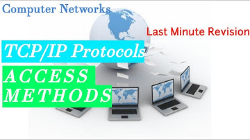 Access Control Methods in Computer Networks | Contention, Polling,Token Passing | TCP/IP Protocol