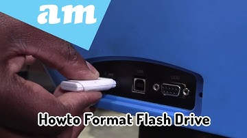 Howto Format Flash Drive in FAT32 Format for Vinyl Cutter Offline Cutting, Cut PLT Files Directly