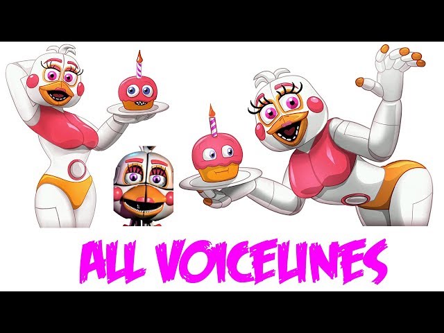 All FUNTIME CHICA Distractions in Ultimate Custom Night 