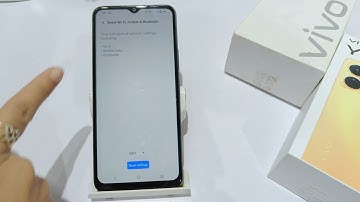 How to reset network in vivo y35,y36 | Wifi reset kaise kare | Bluetooth reset | Reset mobile data