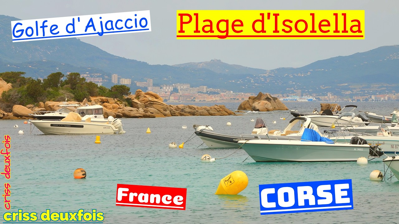 Corse du Sud ; Plage de l’Isolella ; Pietrosella ; Golfe d’Ajaccio ; France