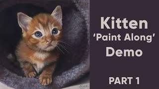 Kitten 'Paint Along' REAL TIME Demo PART 1 - Unison Animal Set