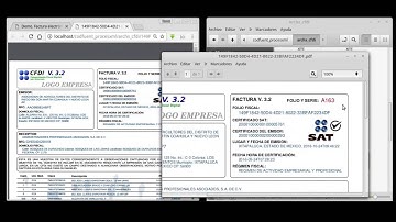 DEMO Crear PDF de XML, CFDI