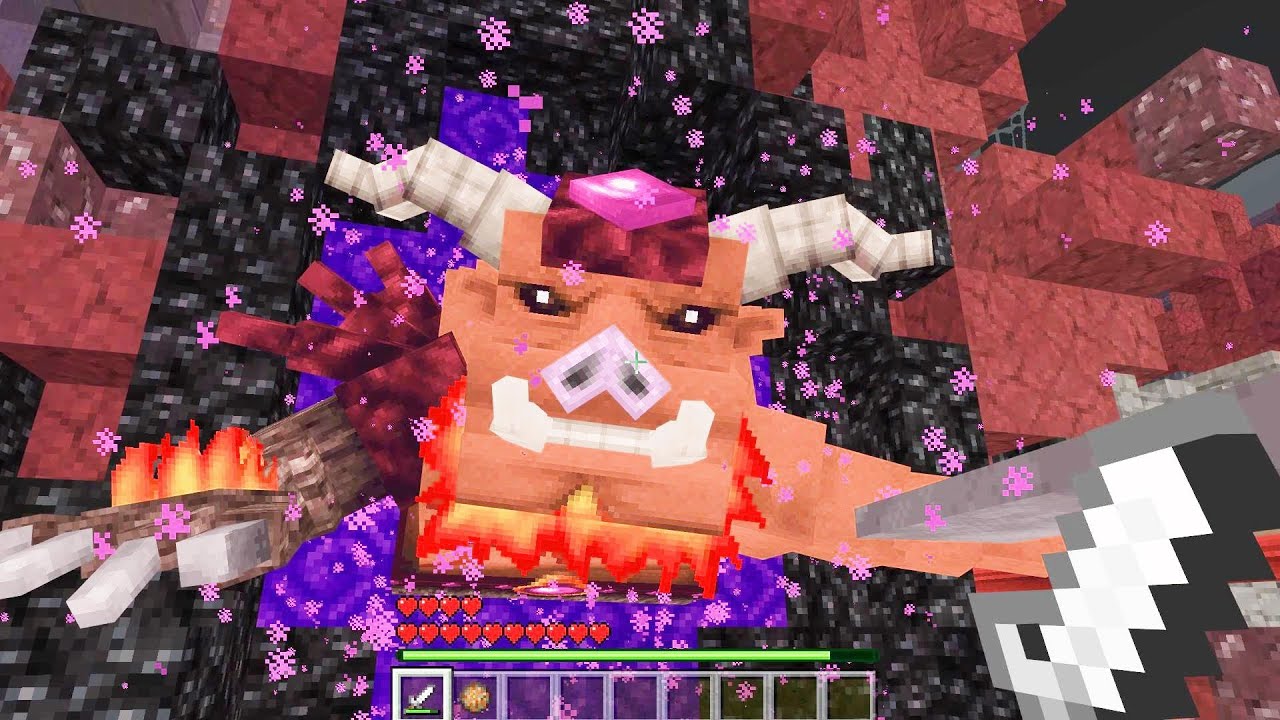 Minecraft] The true final boss appears in the Nether