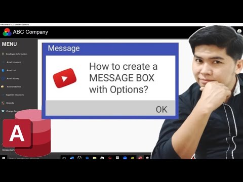 How to Create Message Box in Ms Access - Basic way that you need to know. | Edcelle John Gulfan