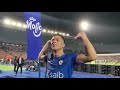 غناء أمام عاشور مع جمهور الزمالك 