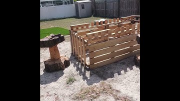 the start of the next garden out of pallet wood 🪵