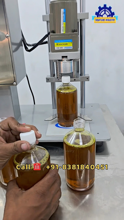 Bottle Capping And Liquid Filling Machine | Automatic Filler Machine Ideas 2024 📞  91-8381840451