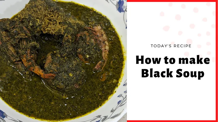 Cook Black Soup with No MSG (Edo Soup)