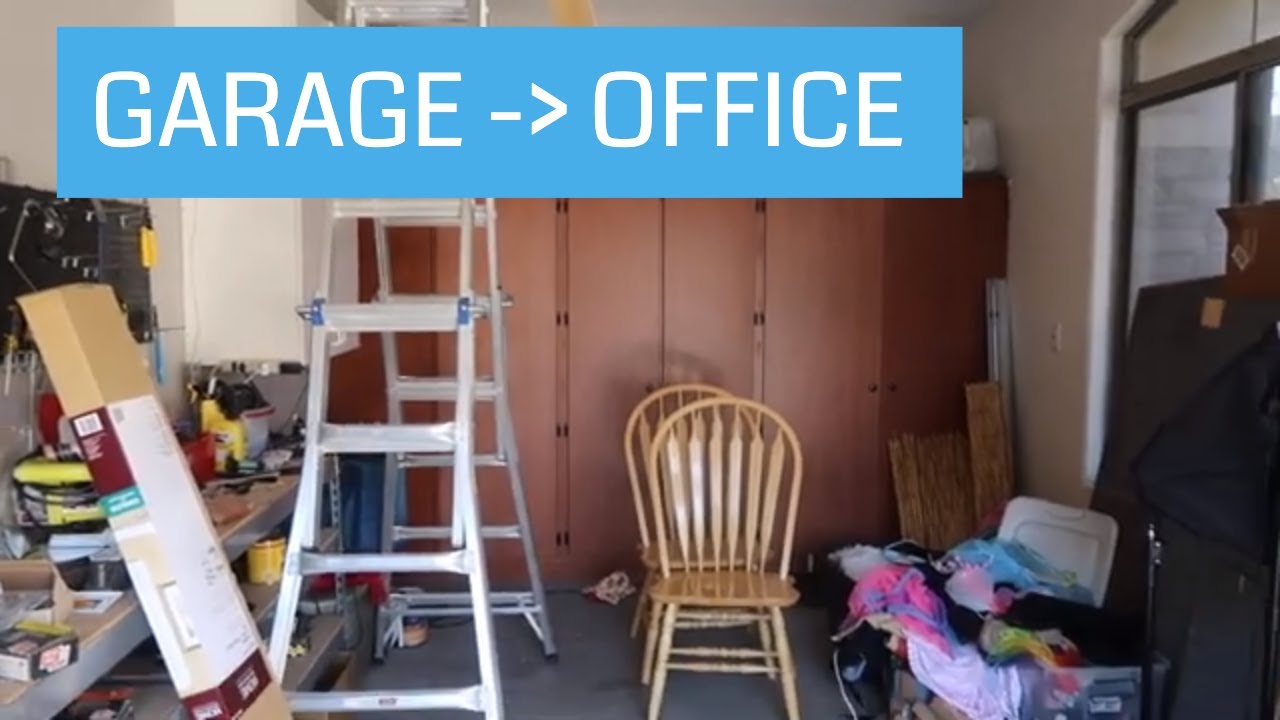 Garage To Office Conversion Part 1 YouTube Garage To Office Conversion Part 1 YouTube