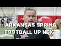 Arkansas spring football up next