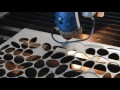 Homemade laser cutter 2mm stainless steel