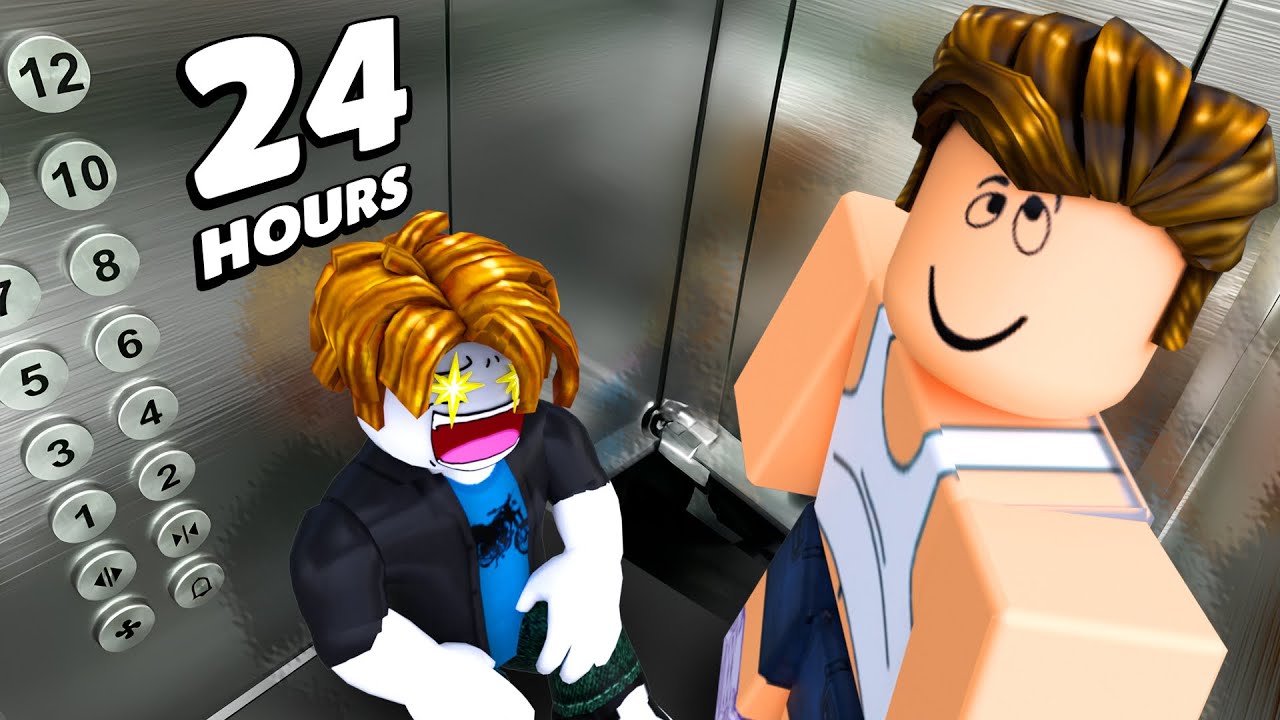 Can I survive 24 Hours in a Roblox Elevator? - YouTube