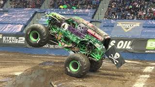 Monster Jam 2023 XL Center Great Clips 2 Wheels Skills Challenge Grave Digger Weston Anderson