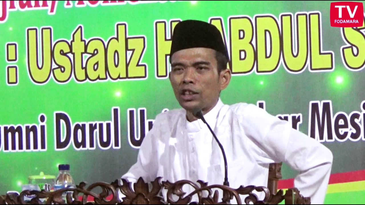 Umar bin Khatab memikul gandum   Ustadz Abdul Somad Lc MA