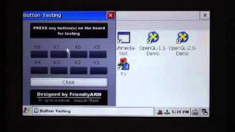 WinCE6 running on Mini6410